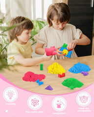 AtMini easy-clean sand tray keeps sand contained after play