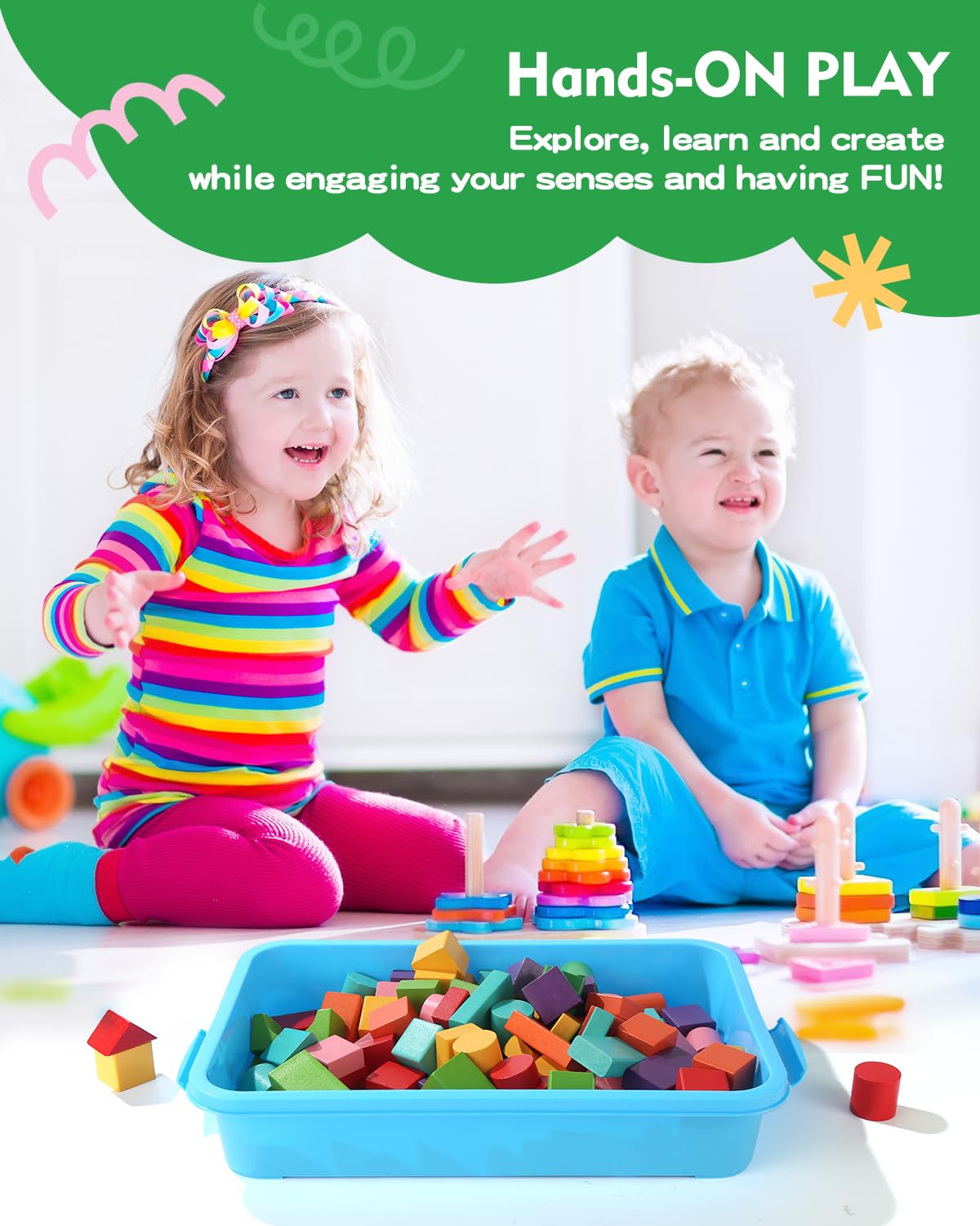 AtMini multipurpose play surface ideal for sand, water, and small toys.