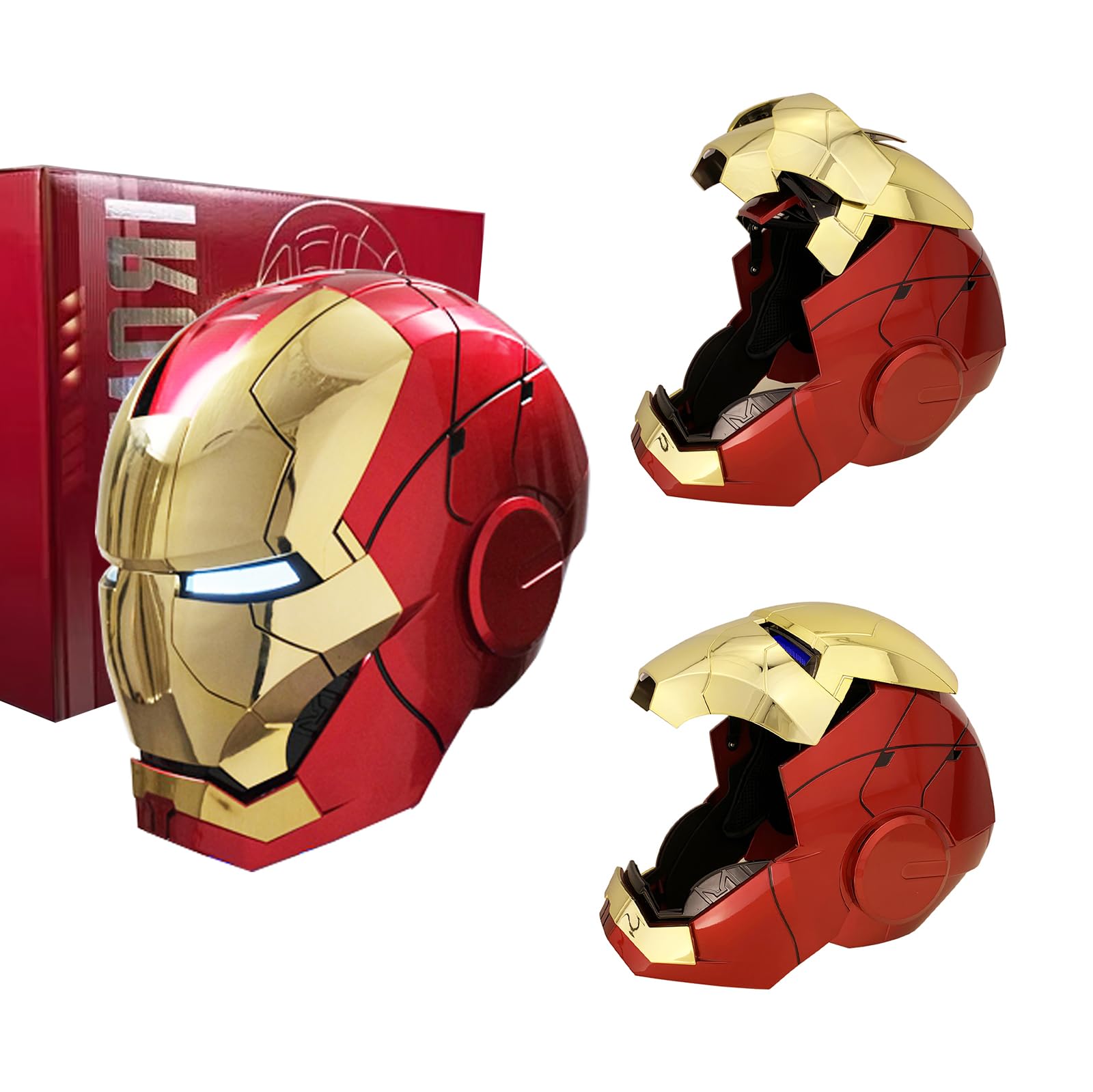 ATOKNG Iron Hero MK5 front view, ideal for authentic cosplay and display.