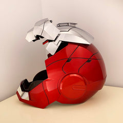 ATOKNG Iron Hero MK5 helmet with remote controls and tactile inputs.