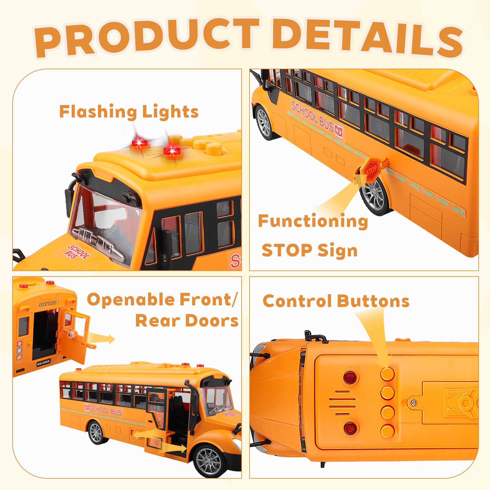 AtomDream Tech school bus top cover lift demonstrates design versatility for creative storytelling.