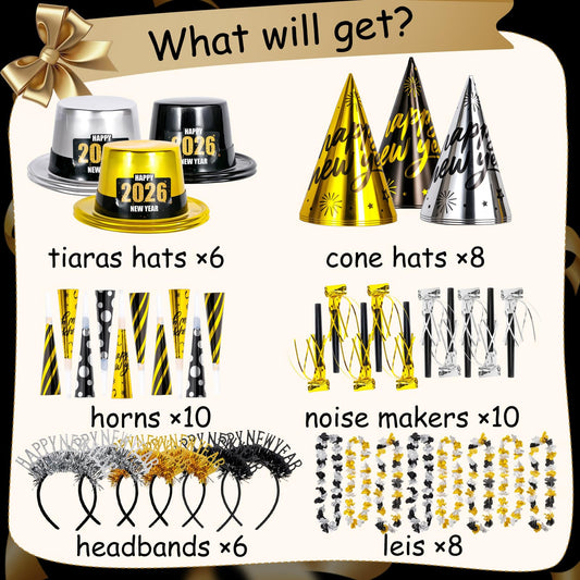 Atonofun 2026 headbands add chic sparkle to New Year celebrations