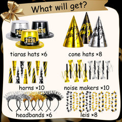 Atonofun 2026 headbands add chic sparkle to New Year celebrations