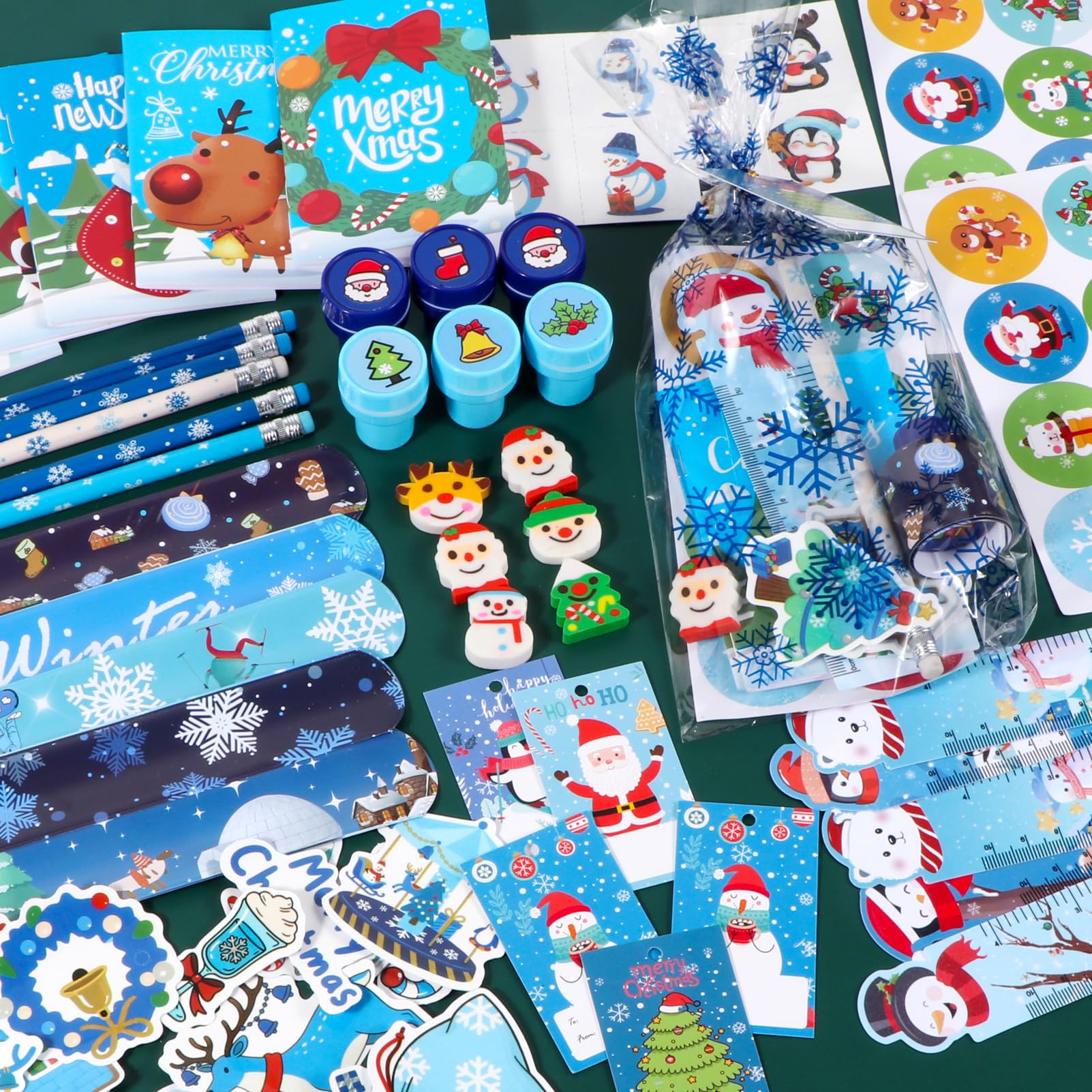 Atonofun Christmas pencils bulk for writing fun and party activities.