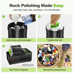 AtoRock included accessories kit supports immediate use and pro-level polishing