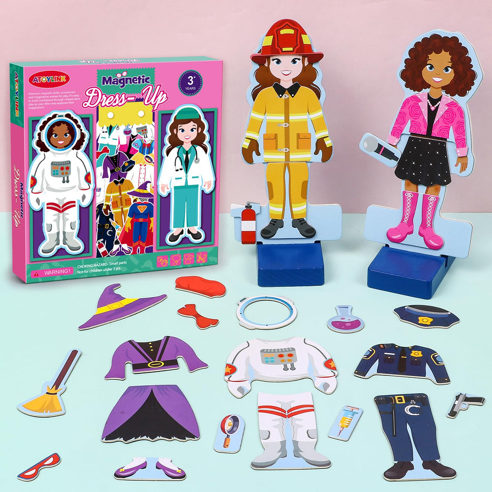 Atoylink community helpers theme supports role-play with police, doctor, astronaut, and more.