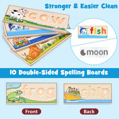 Atoylink eighty-cvc sight words set boosts phonics familiarity during play.