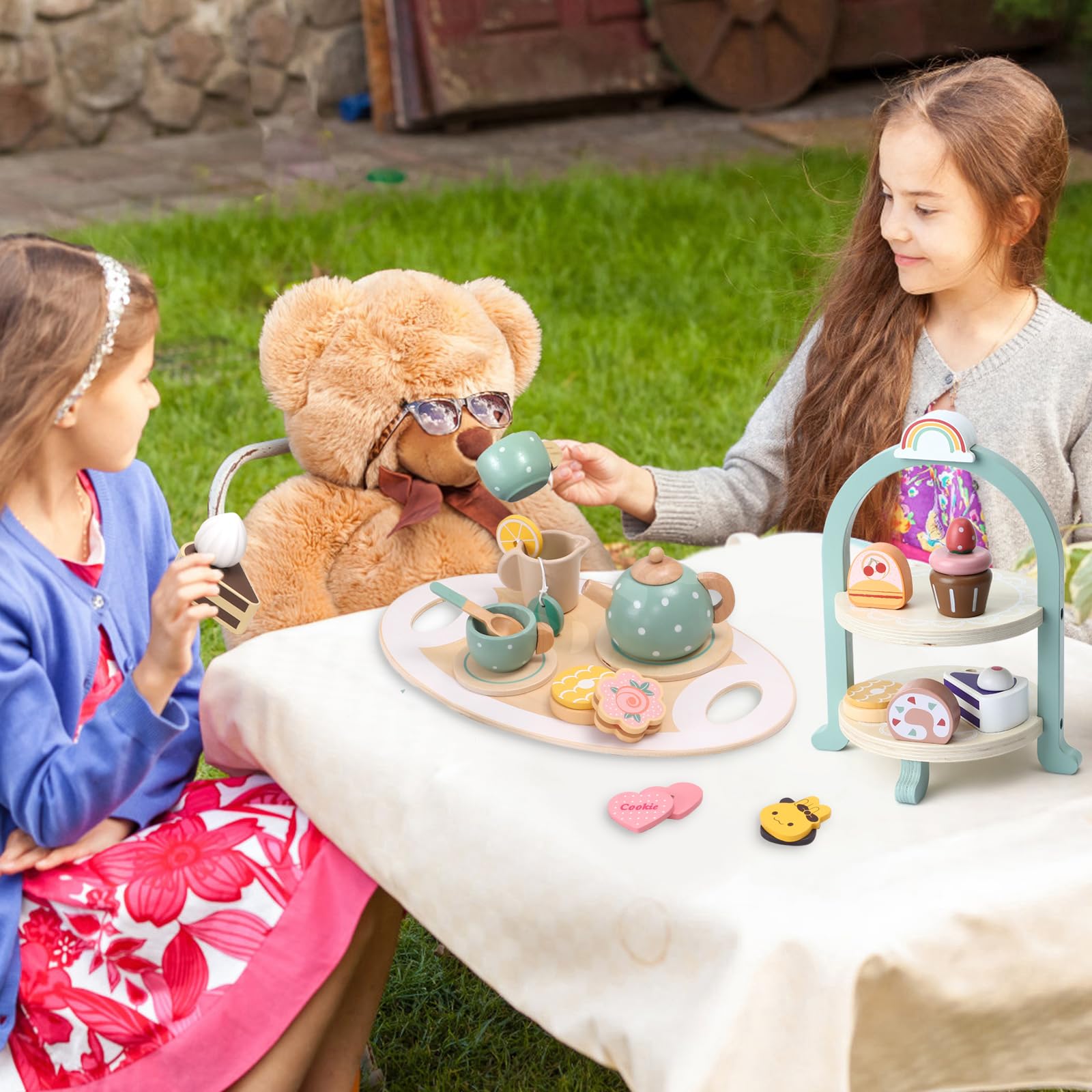 Atoylink milk jug and coasters support realistic tea time rituals