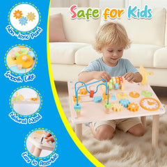 ATOYUS clock feature helps kids learn time concepts through interaction