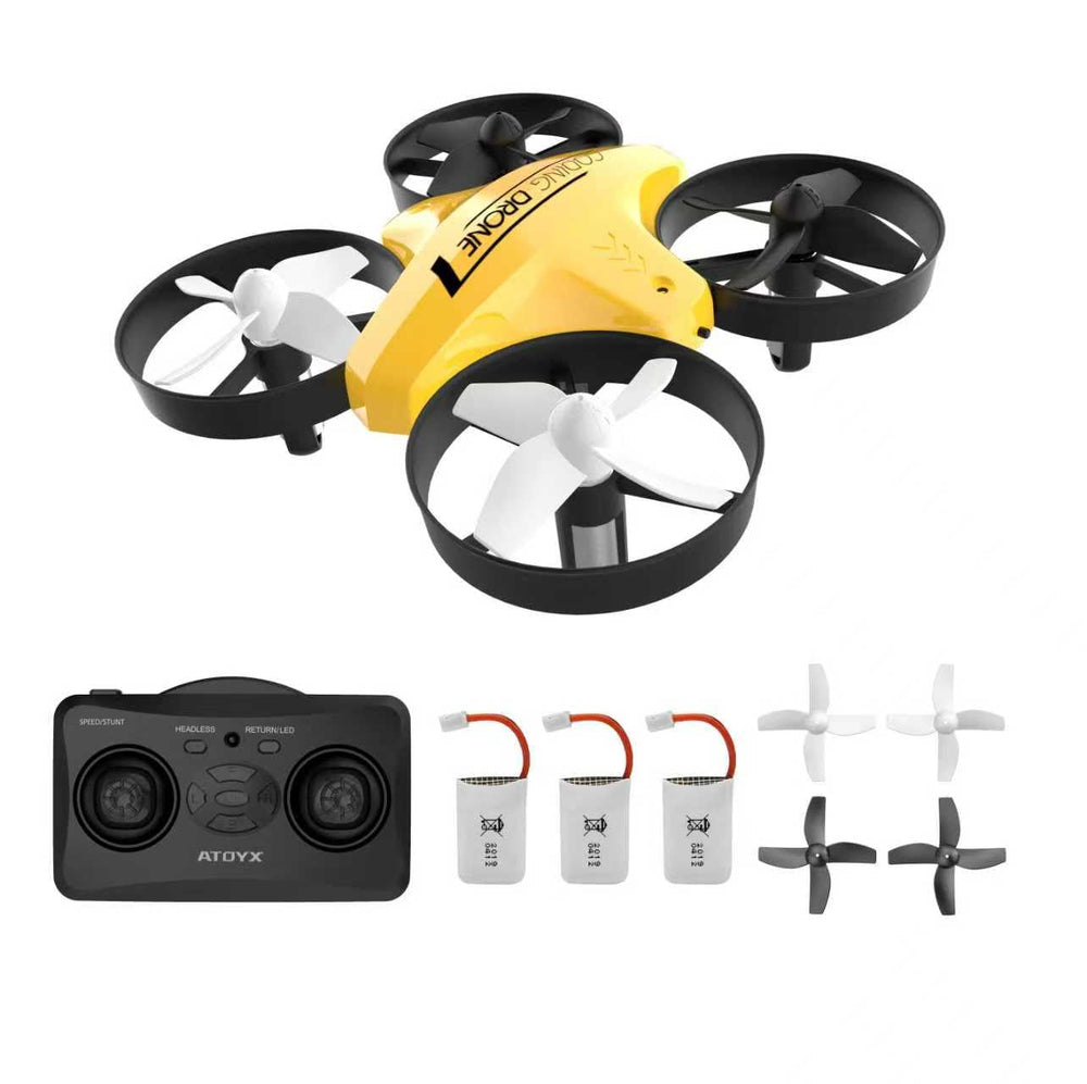 ATOYX Mini Drone hand-operated indoor model with stable control for beginners