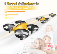 ATOYX Mini Drone throw-to-go feature with multiple batteries for longer play