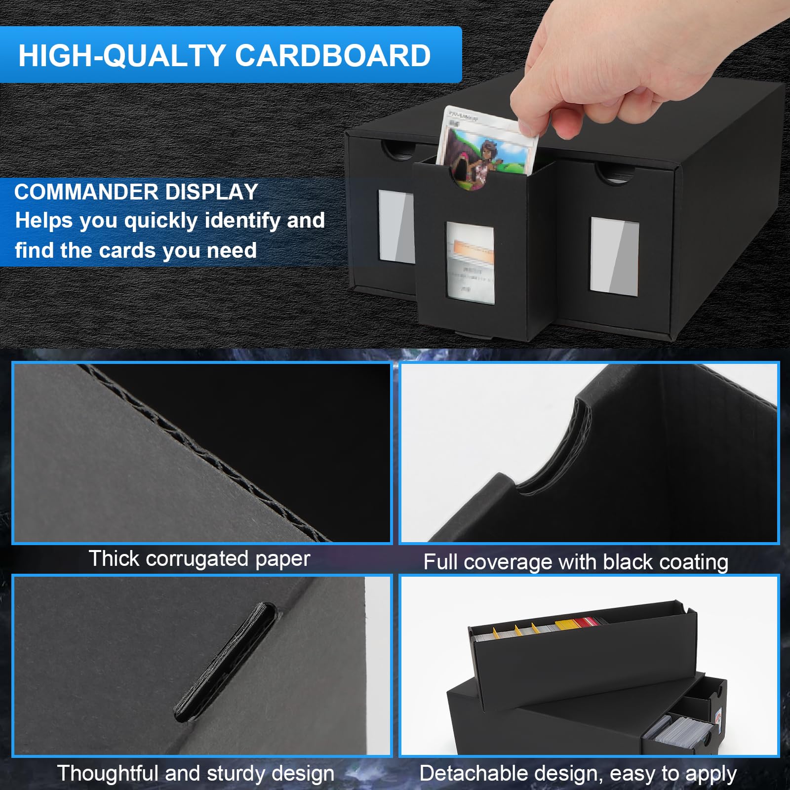 ATPWONZ thickened corrugated material provides sturdy, dust-resistant storage.