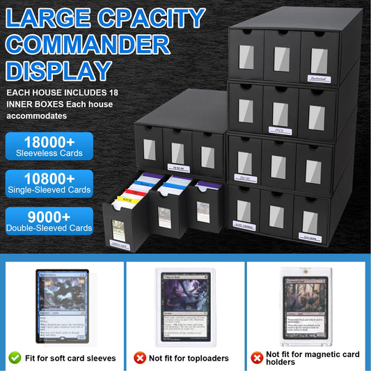 ATPWONZ storage box interior view with 48 dividers and labeled sections for sorting.