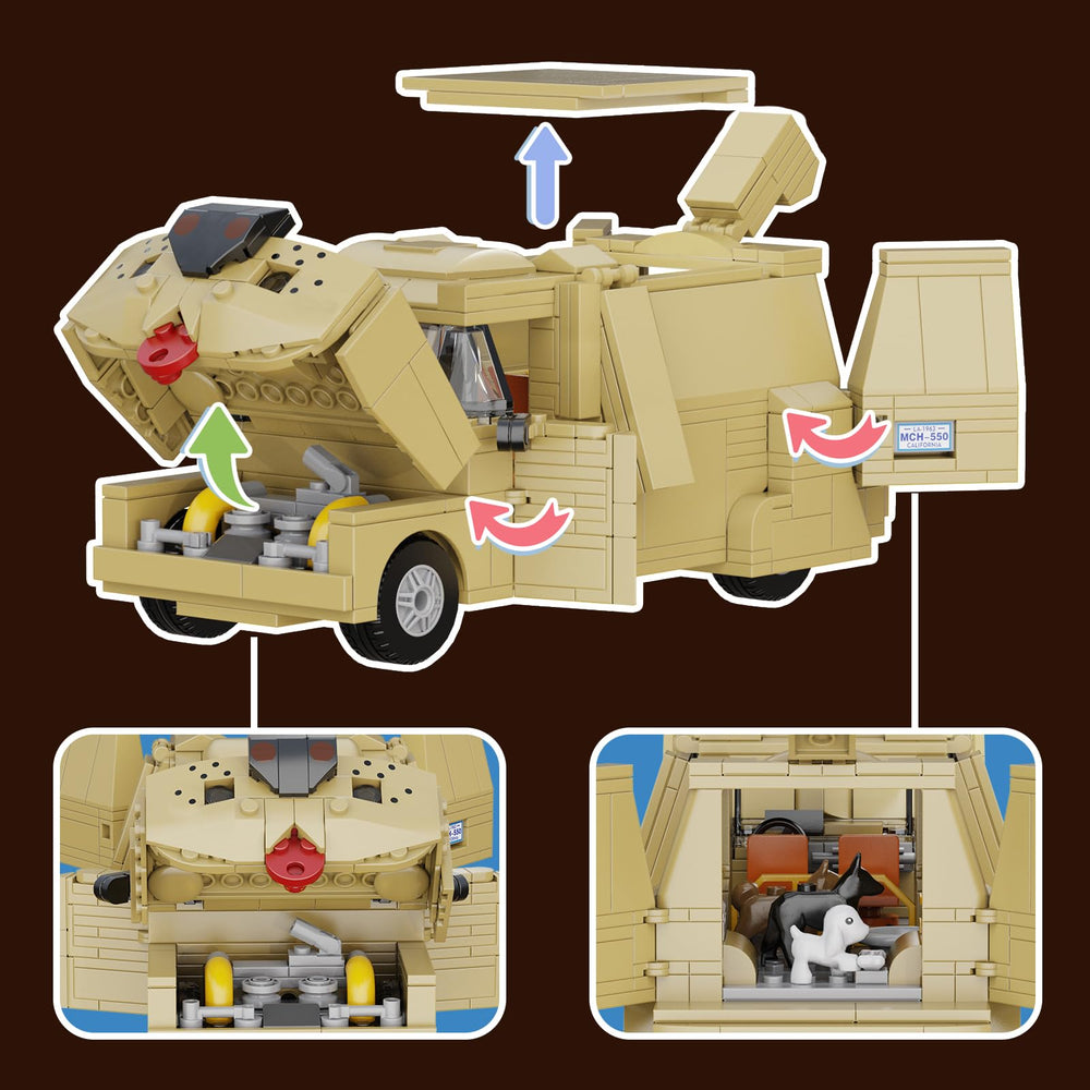 ATRtoyMF Dumb's Car detail with movie-inspired ears and tail.