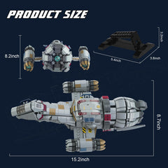 ATRtoyMF Firefly-Class spaceship on-stand, presents a premium display look.