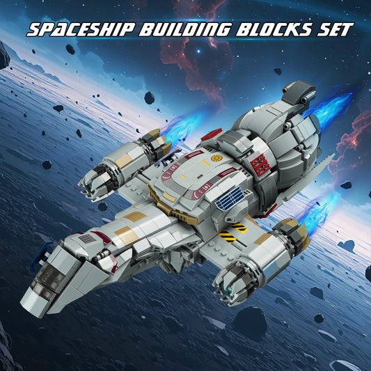 ATRtoyMF Firefly-Class spaceship side view, sleek profile for collectors.