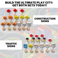 Attatoy compact storage solution for road sign set