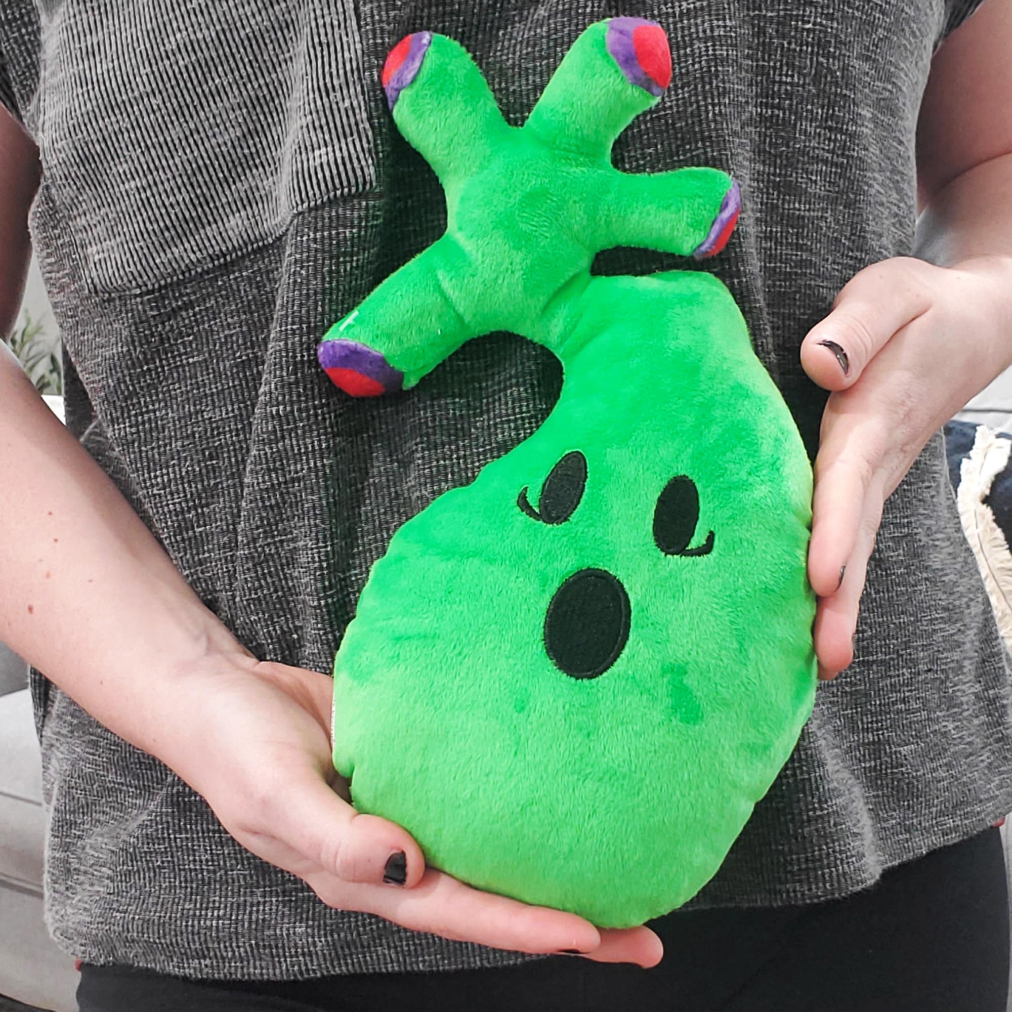 Attatoy gallbladder plush with gallstones zipper adds playful, educational detail