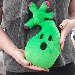Attatoy gallbladder plush with gallstones zipper adds playful, educational detail