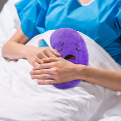 Dialysis day cheer with the Attatoy kidney plush in hand.