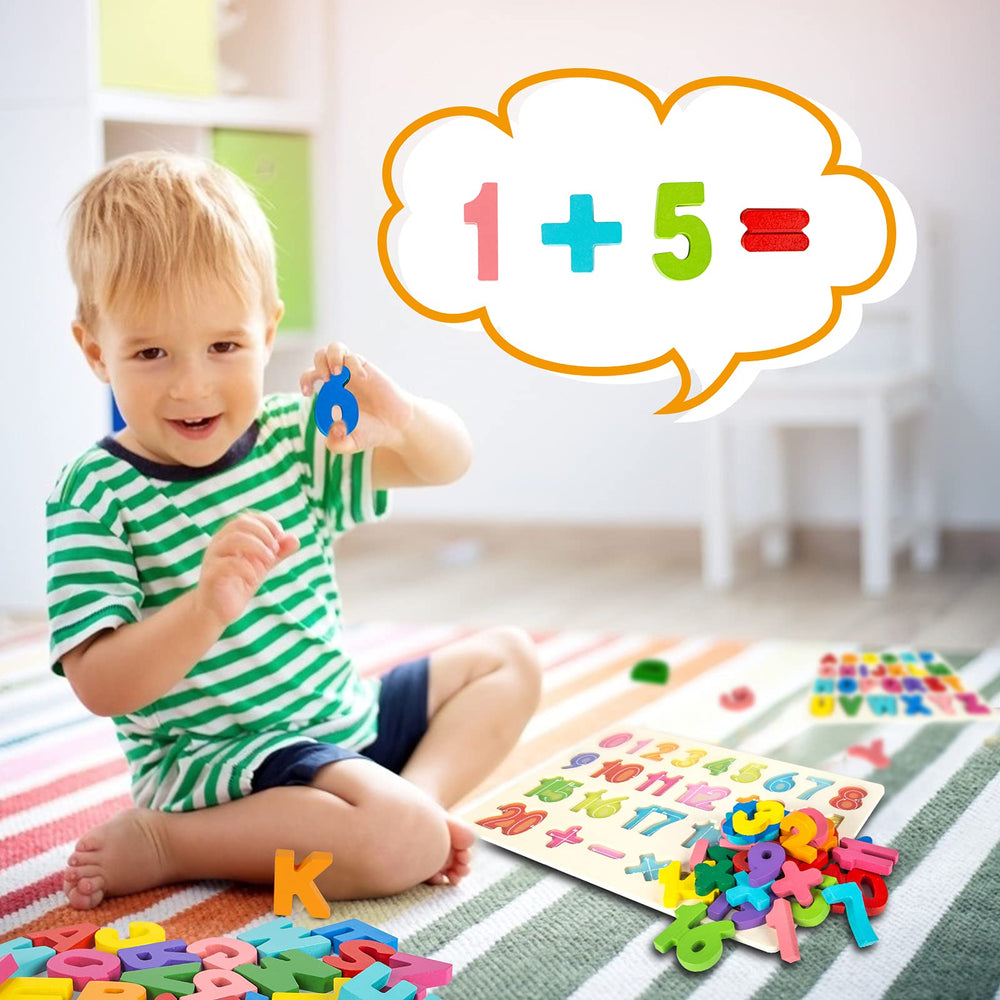 Attmu wooden puzzle pieces feature smooth rounded edges for safe, comfortable grip
