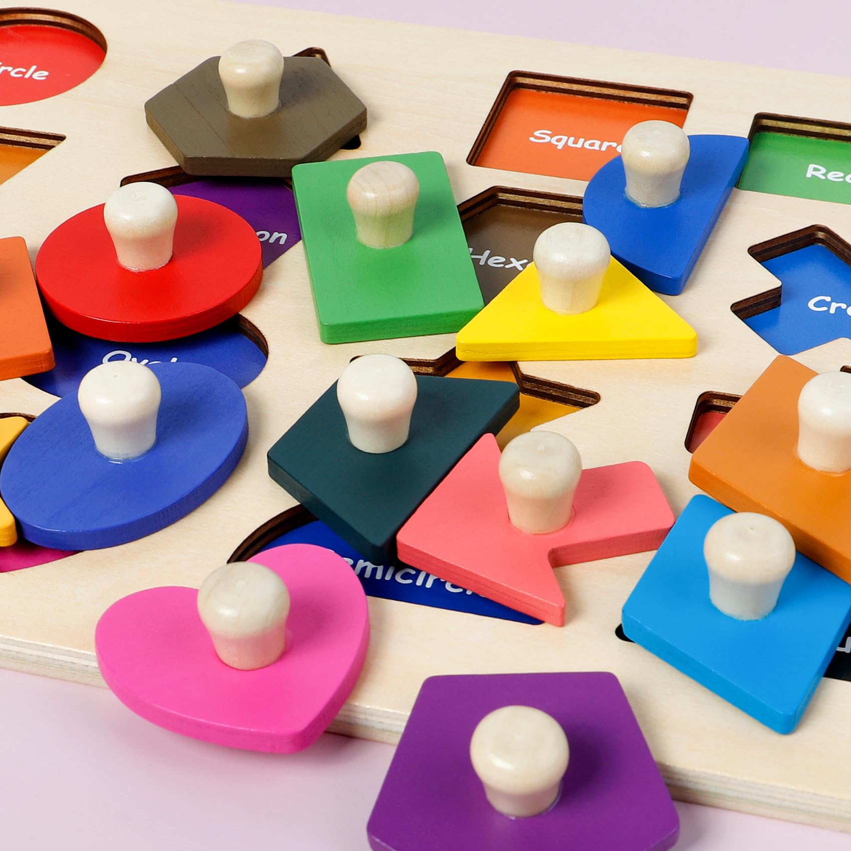 Attmu shape-sorter activity fosters classification and observation skills.