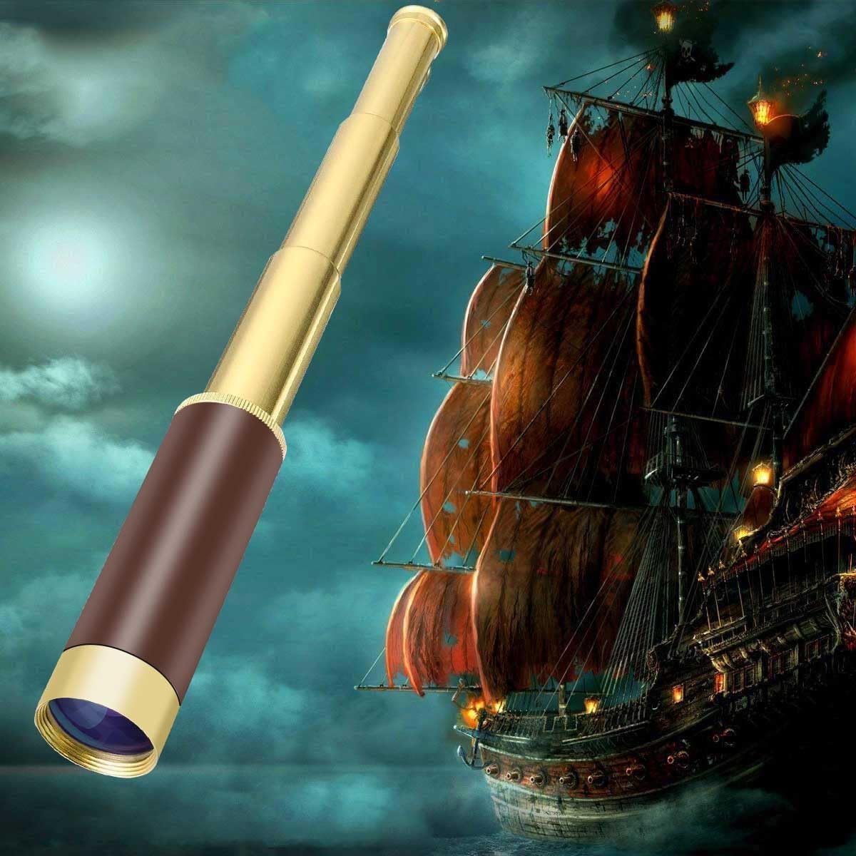 Aubric Leather case protects the telescope during adventures.