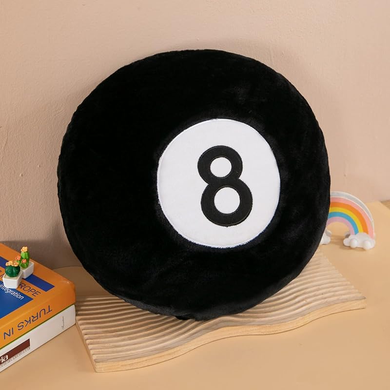AUCOOMA 8-ball plush for kids' playroom fuels cozy imagination