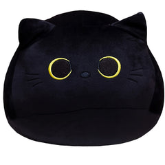 AudeRhine 16in black cat plush toy provides cozy cuddle comfort for kids