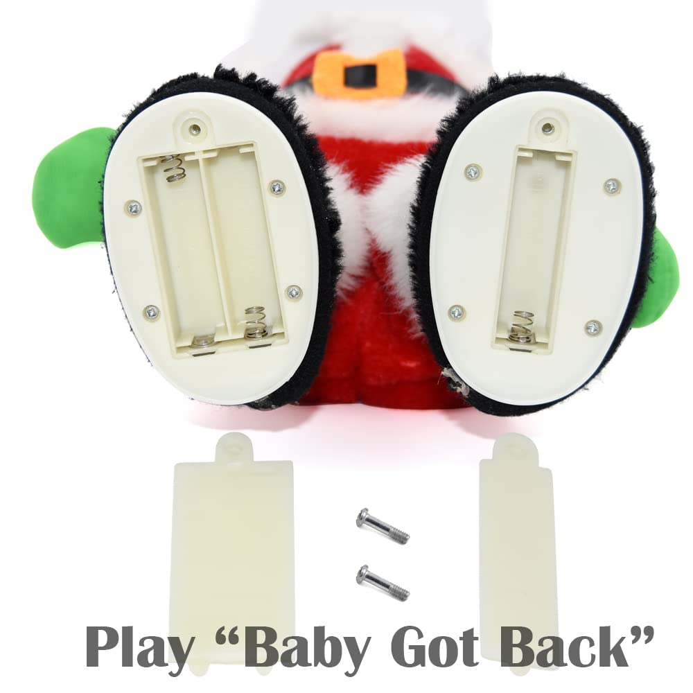 Auerllcy gift-box-ready Santa decor enhances party gifting.