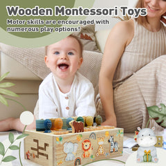 Auezona fishing activity promotes hand-eye coordination in pretend play.