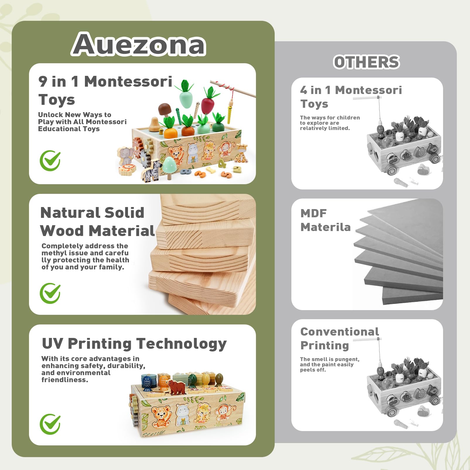 Auezona number learning introduces counting in a playful setup.