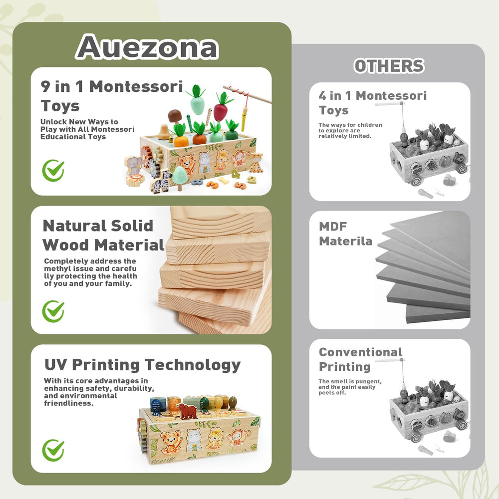 Auezona number learning introduces counting in a playful setup.