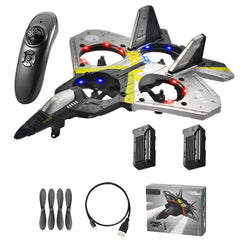 A AUGARDEN V17 RC plane in flight with 6-axis gyro stability for easy learning
