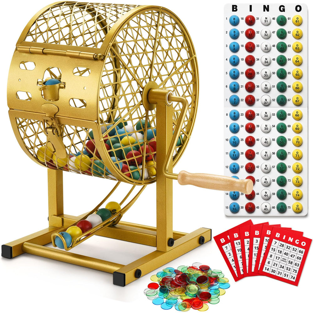 AugFir bingo cage with steel base for stable gameplay