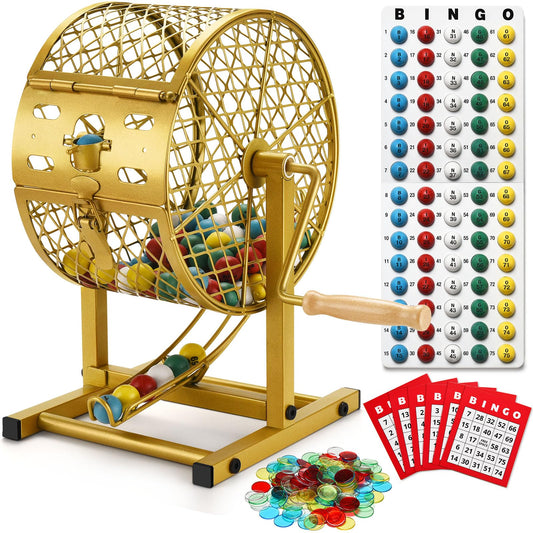AugFir bingo cage with steel base for stable gameplay
