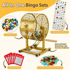 AugFir 30 bingo cards with bold numbers for easy visibility