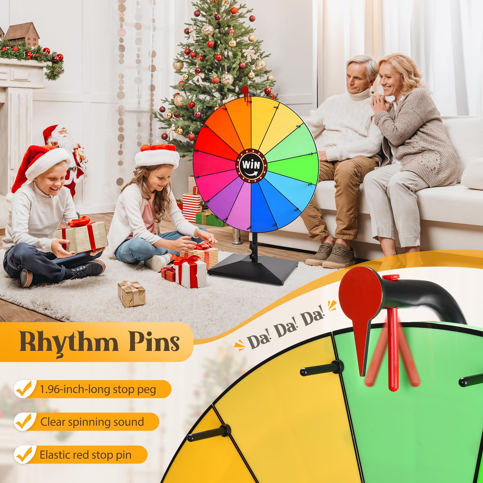AugFir prize wheel desktop setup for events and quick content changes.