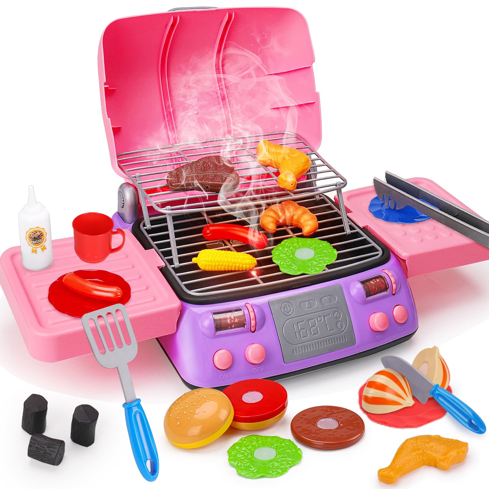 AugToy pink assembly image shows quick setup for imaginative playtime.
