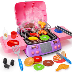 AugToy pink assembly image shows quick setup for imaginative playtime.