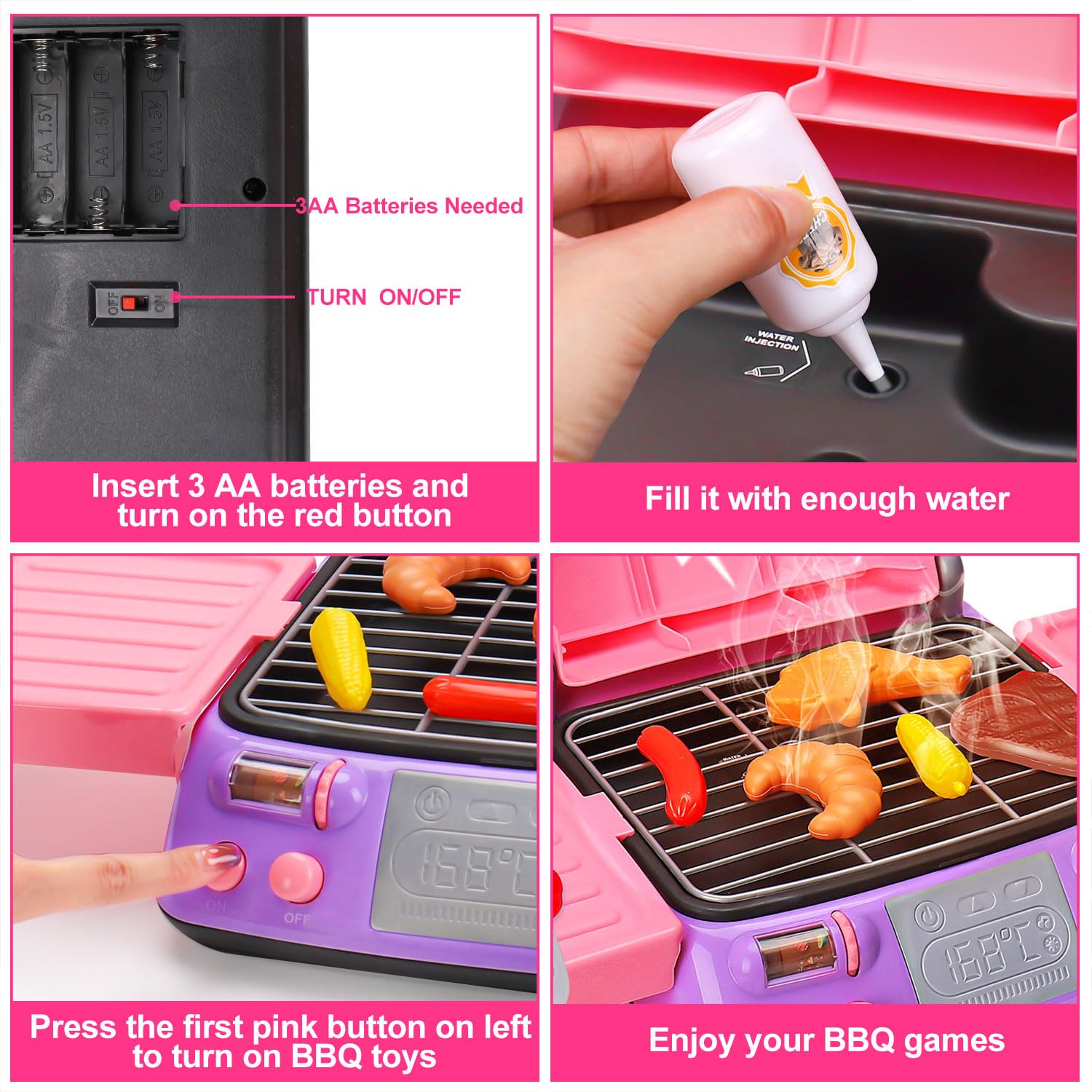 AugToy simulated smoke enhances realism during outdoor play with a safe water-based effect.