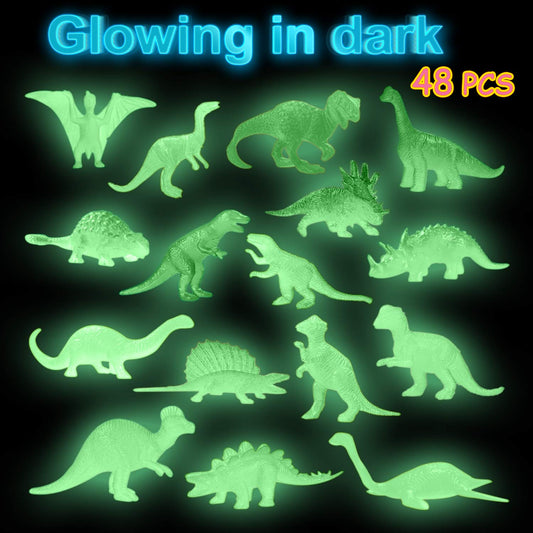 AugToy glow dinosaurs as cupcake toppers for celebrations