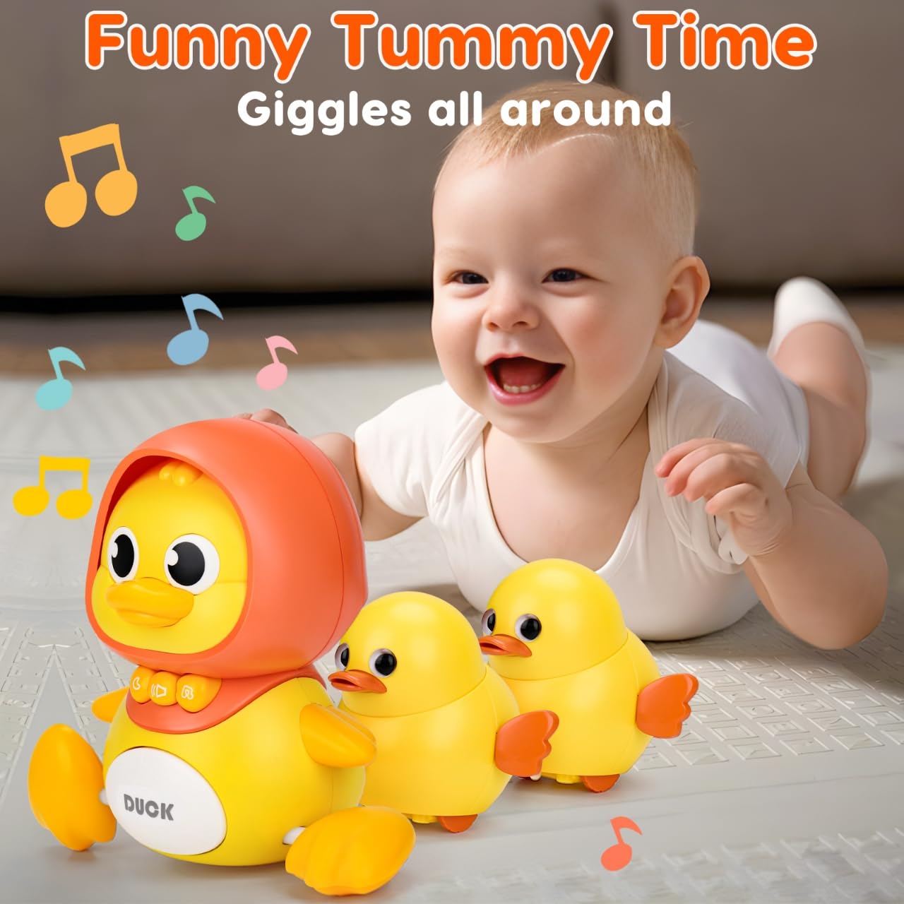 AugToy duck family image highlights coordinated group play and sensory learning
