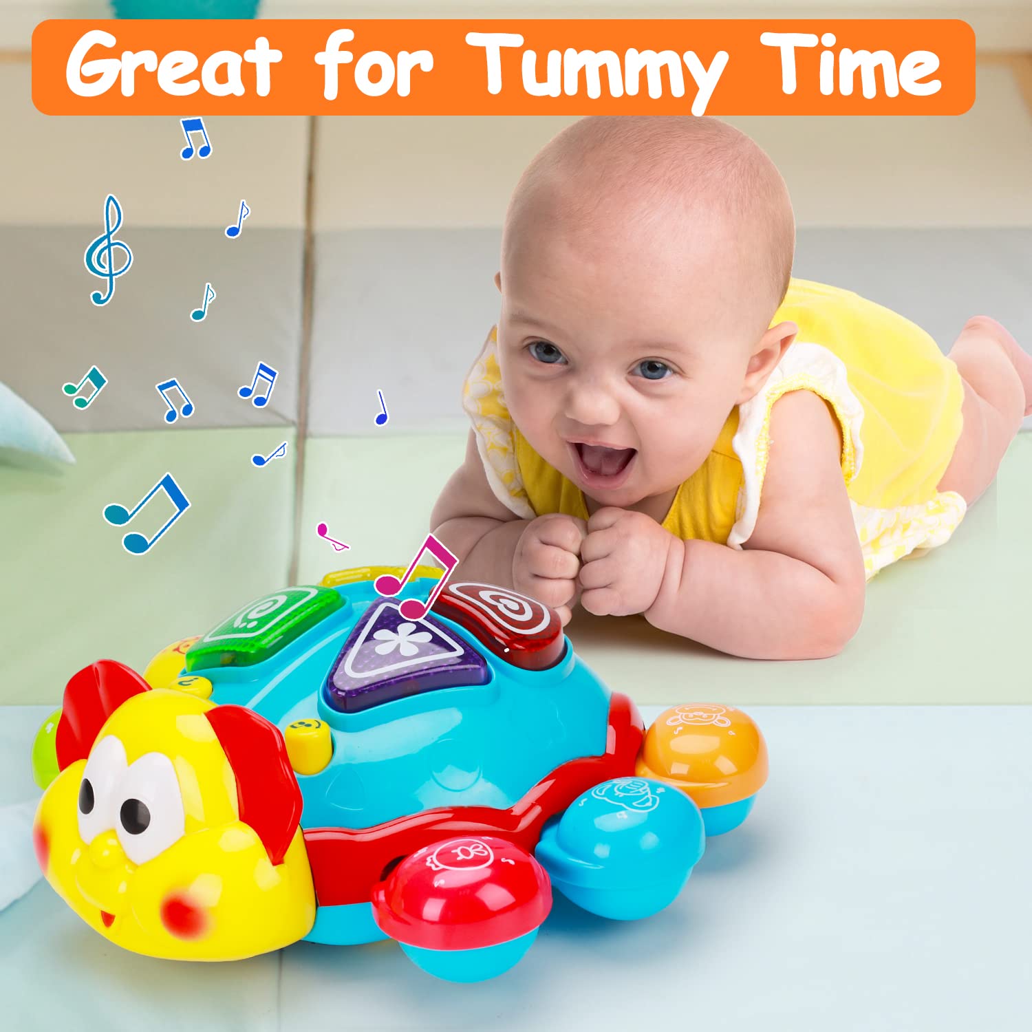 AugToy ABS-plastic infant toy offers durable, child-safe play.