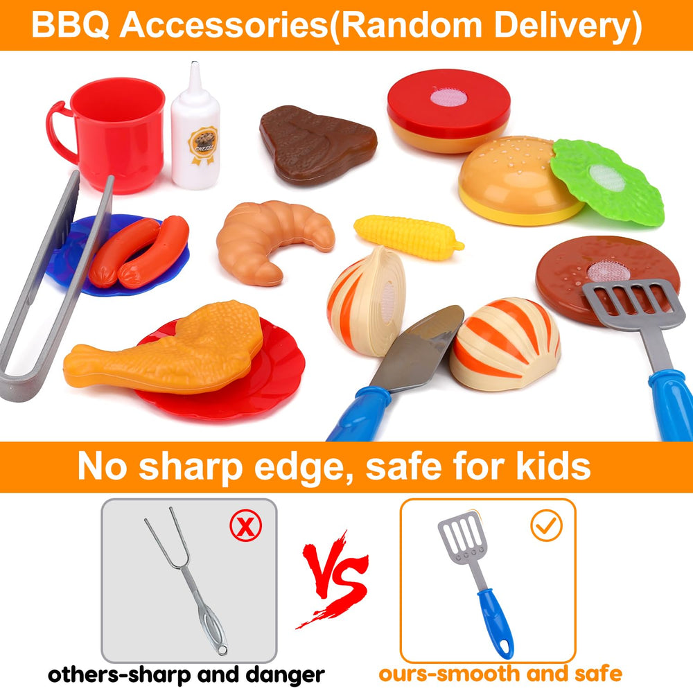 AugToy toddler chef hat and apron help organize playtime and storage.