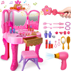 AugToy toddler vanity magic mirror with lights for imaginative pretend play.