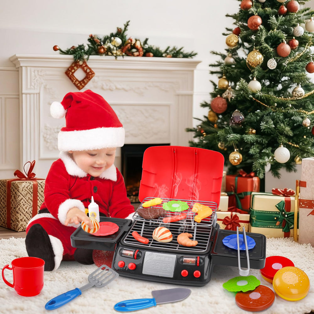 AugToy toy food set offers cutting play to develop fine motor skills.