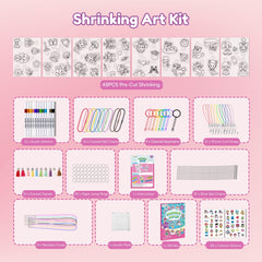 Auihiay 12-pack acrylic markers for vibrant shrink art coloring.