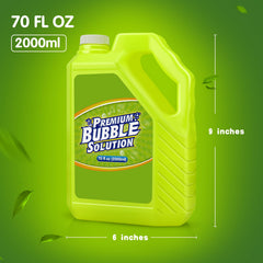Aujazyble ready-to-use refill, simply pour and start blowing.