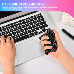 Aukit 550-piece putty set spread for thoughtful breaks and mindfulness.